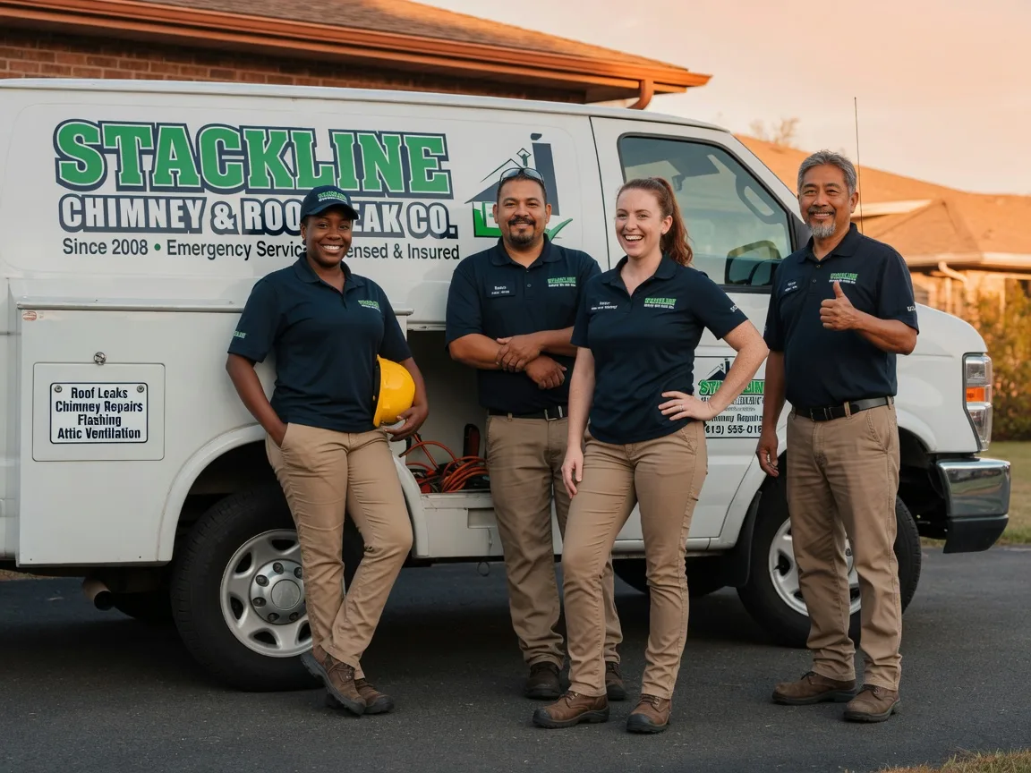 Chimney flashing repair company in Waller, TX